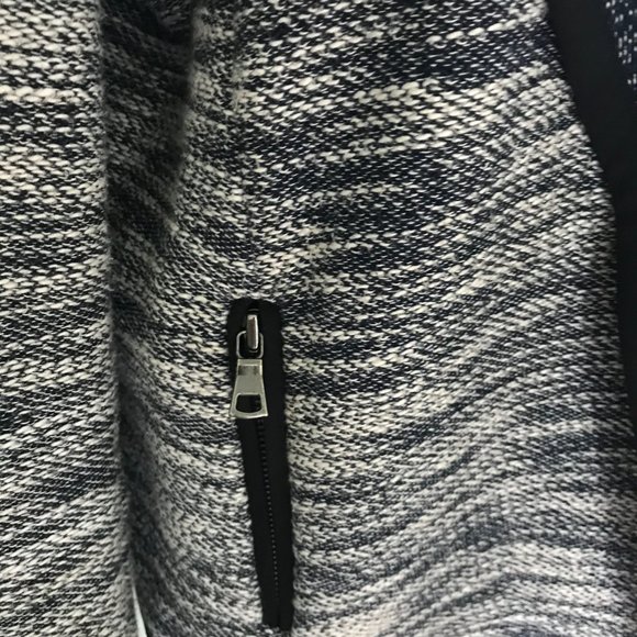 Ann Taylor Blazer Navy/White Tweed, Size S - Picture 3 of 5